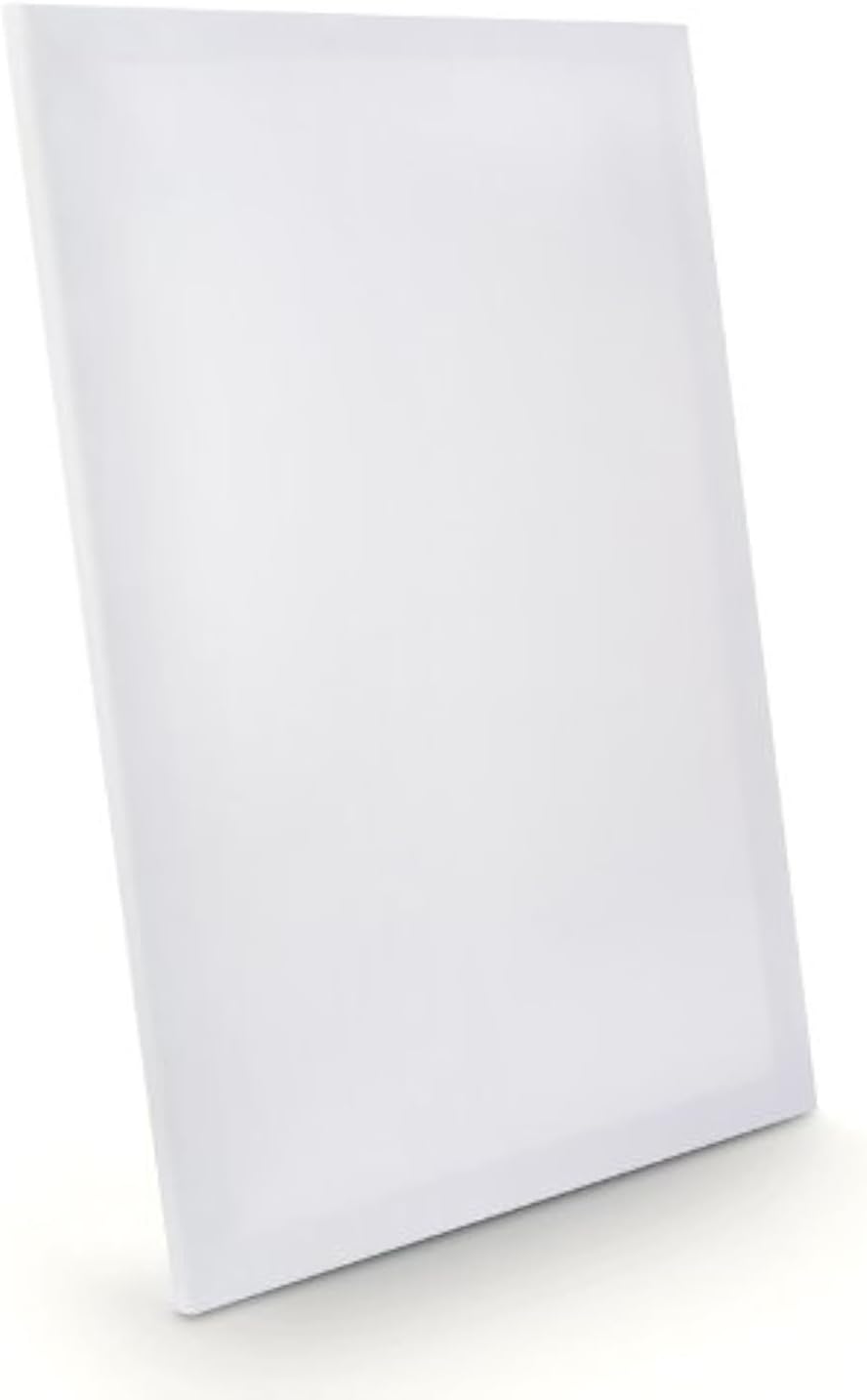 BCreativetolearn Blank Canvas Stretched on Frame White 40 x 60 cm