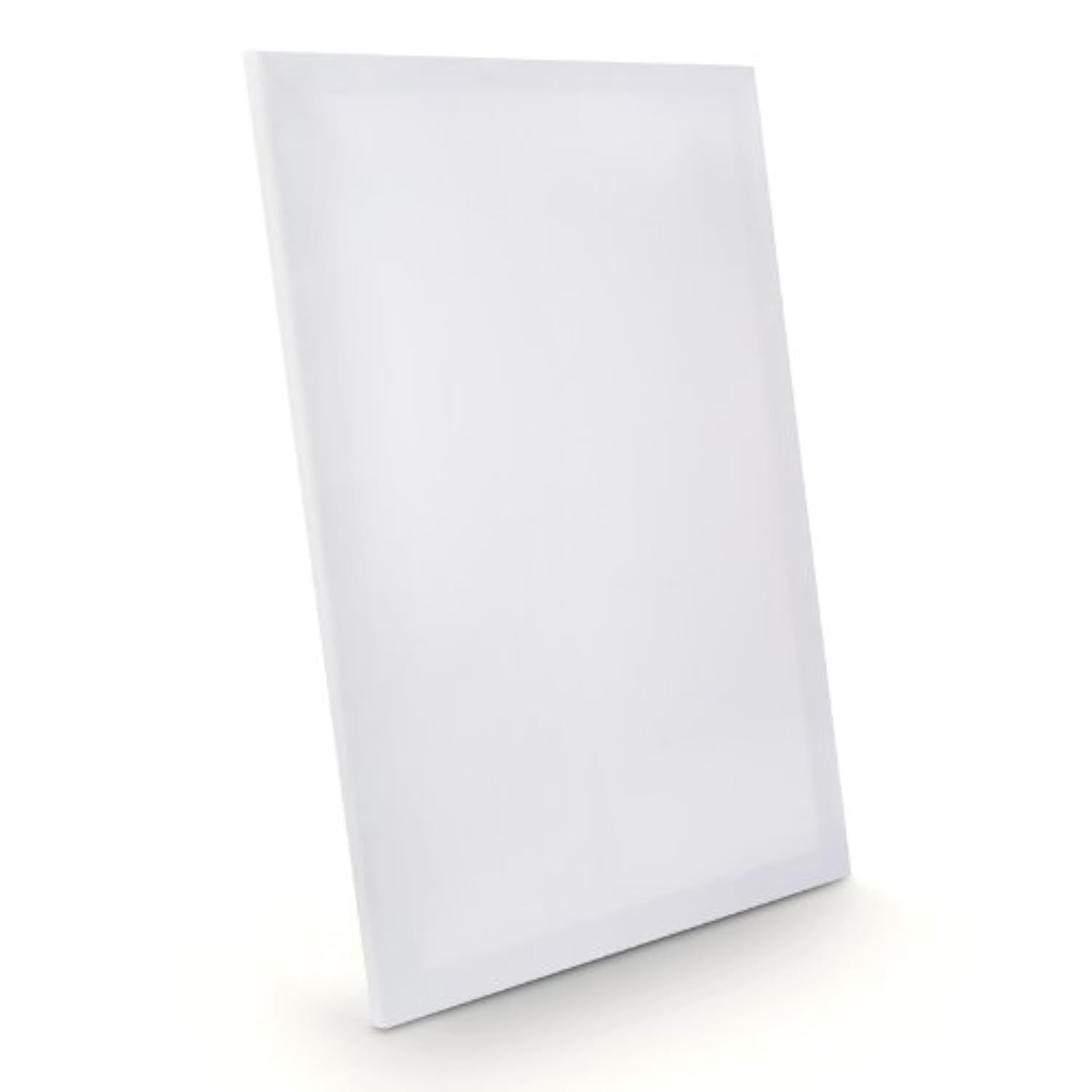 Blank Canvas Stretched on Frame White 40 x 60 cm