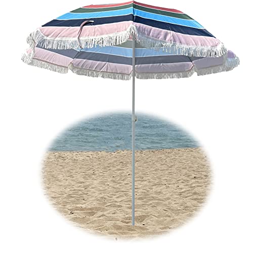 Parasol de élégant en fibre de verre au design vintage raffiné et durable