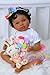 SCOM Realistic Reborn Baby Doll - 20 Inch Real Life Black Doll Girl, Lifelike African American Baby with Full Body Vinyl, Weighted Newborn Brown Hispanic Dolls for Ages 3 4 5 6 + Gift