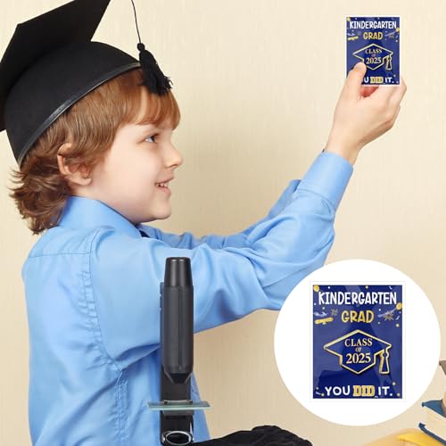 Image of 30 Pcs Kindergarten Graduation Gift Class of 2025 Graduation Pins Bulk Cap Emblem Lapel Pins with Card Souvenir Congrats Gift for Kindergarten