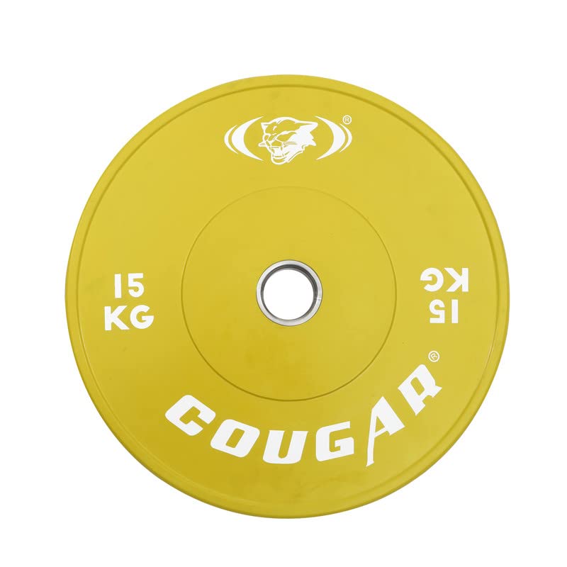 COUGAR ULTIMA STAINLESS STELL (50 MM) INSERT LOW BOUNCE BUMPER RUBBER WEIGHT PLATES WITH BUSH - 15 KG (B0B1MSC7Z6) Amazon Price History, Amazon Price Tracker