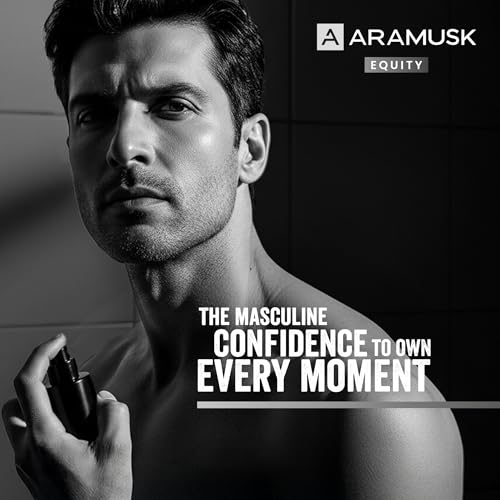 Image of Aramusk Equity NO GAS Perfume Body Spray for Men | Long Lasting Masculine Fragrance - 150mL