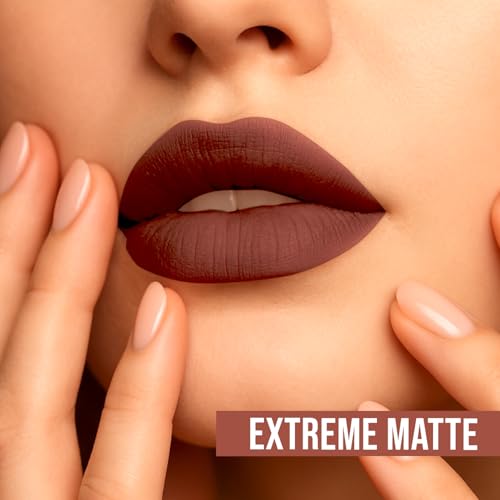 Image of Pure Matte Creamy Lipstick | Non-drying, Highly pigmented Lightweight Lipstick, Smudgeproof| Caramel Nude 3.8g