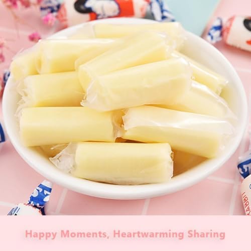 Delicious White Rabbit Milk Candy, 250g, Fruit Flavored White Rabbit Milk Candy, Toffee Candy, Fruit Candy, Casual Candy, Childhood Snacks, Casual Food, Chinese Candy Snacks Gift (Original flavor,250g) - 3