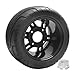 4-Piece Set Automotive Replacement 10-Inch 235/30-10 Tubeless Street Tire and Aluminum Alloy Wheel Assembly for Go-Kart ATV Drivetrain