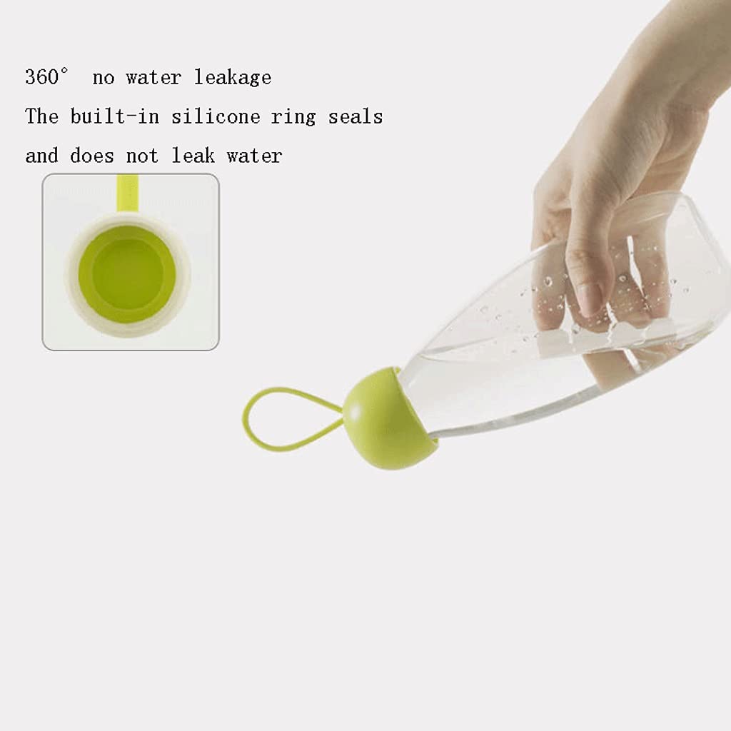 Wasserflasche, tragbare Sportwasserflasche BPA-freies Tritan-Material Fitnessflasche Getränkewasserkrug for Fitness Outdoor-Sportarten Einfach(48ML)