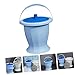 Ipetboom Portable Urinal Camping Toilets Plastic Chamber Pot Urine Bucket for Adults Elderly Boys and Girls Home Use