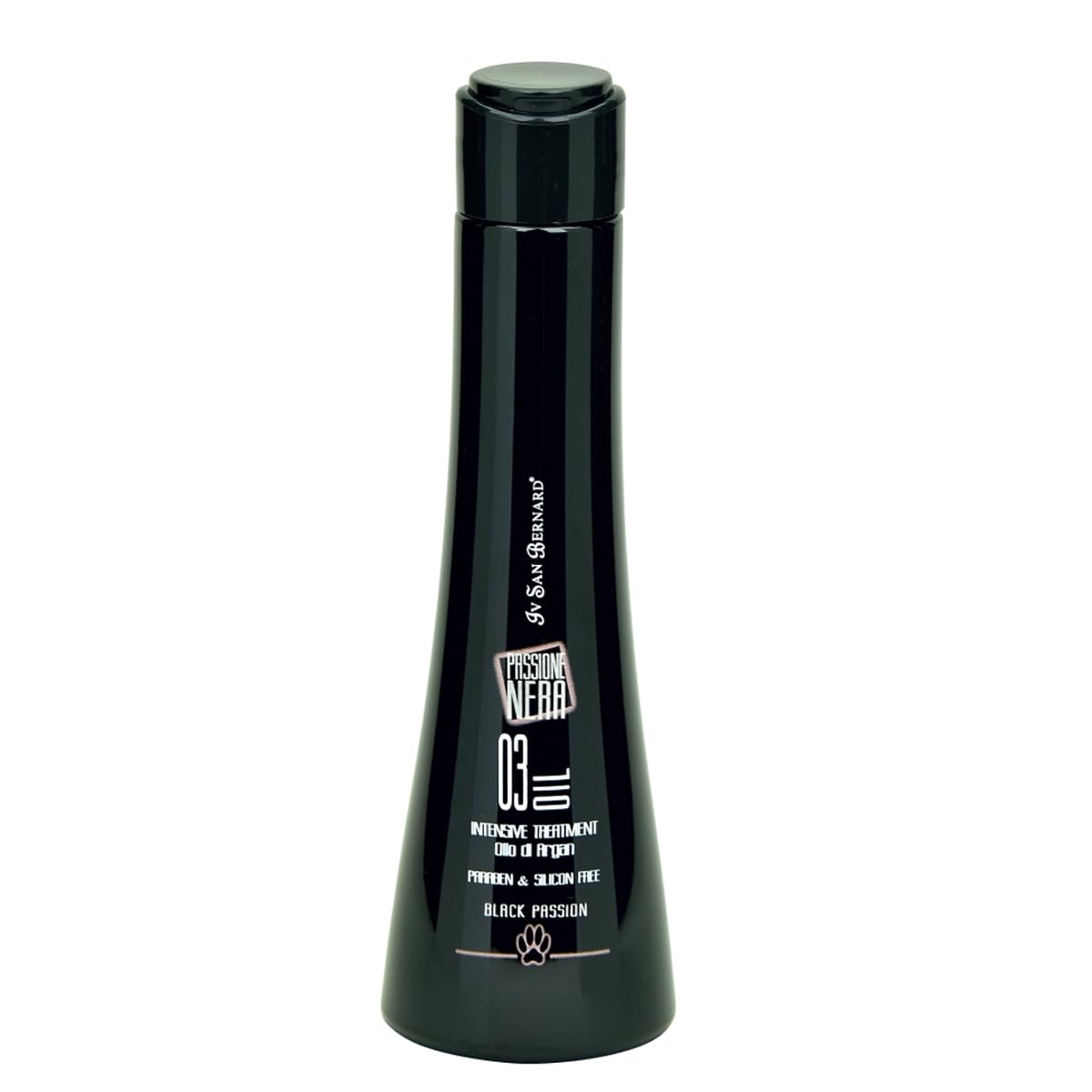 Intensivbehandlung Passione Nera – für alle Haartypen – 100 ml – enthält Arganöl – verleiht Weichheit und Glanz, hinterlässt keine Rückstände – IV San Bernard