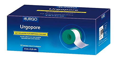 Urgopore Rollenpflaster ohne Schutzring 5 m x 5 cm 6 Stück