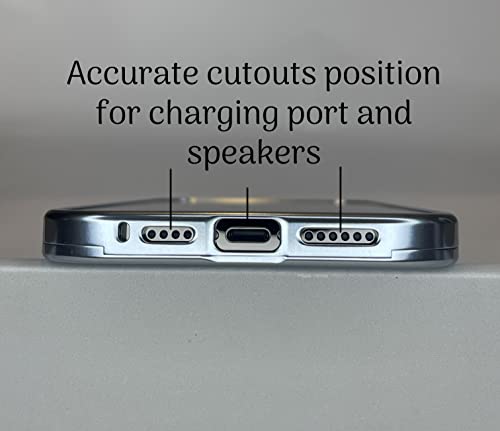 Metal Protective Armor Case For Iphone 14 Pro 6.1 Inch, Magnetic, Shockproof, Slim Fit, Anti Fingerprint [Military Grade Protection & Compatible With Wireless Charger] (Silver) #TOP7