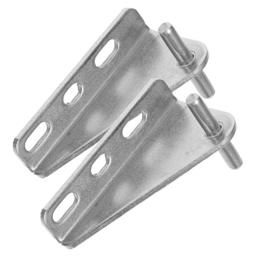 WATIIFUFU Bisagras para Puerta de Congelador Acero Inoxidable 2 Unidades Bisagra Pivotante Accesorio para Nevera Doble Puerta Piezas de Reparación para Frigorífico