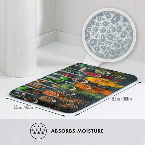Tapete antideslizante lavable 20x31.5in blanco miniatura 5