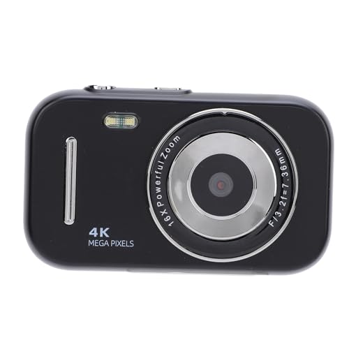 Caméra vlogging 4K pour enfant appareil photo selfie rechargeable USB C 48 MP
