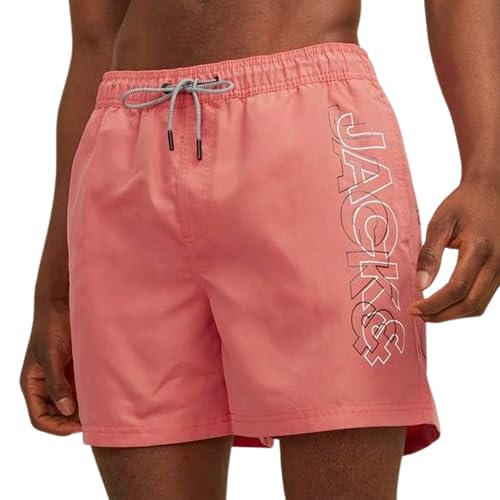 Pantalones cortos de natación Jack & Jones Fiji con doble logotipo para hombre