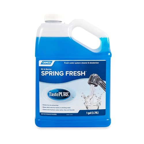 Camco TastePURE Spring Fresh Water System Cleaner - 1 Gallon - Made in USA