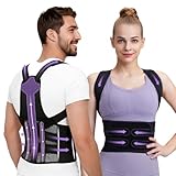 Posture Corrector for Women and Men, Adjustable Back Support Brace for Office, Home, Daily Wear, Breathable Shoulder Straightener for Upper Lower Back Pain Relief, Under Clothes Hunchback Correction