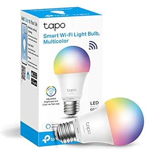 TP-Link Tapo Smart Bulb, Smart WiFi LED Light, E27, 8.7W, Works with Amazon Alexa(Echo and Echo Dot) and Google Home…