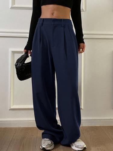 Oomph! Women's High-Waisted Pant | Wide Leg Trousers | Korean Style Stretchable Trouser|Trouser for Women2