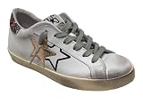 Sneakers Donna 2Star Low White Gold Leopard 2SD4022 103 36