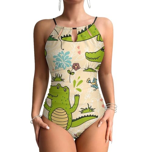 Swimsuit monokini ventre plat pour camoufler les rondeurs complexantes à la plage
