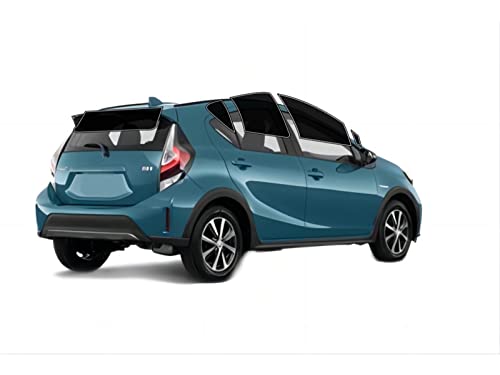 AUTOTEK Precut Windows Tint Film All Sides Cars Sun Blocking Protection Privacy Anti Shatter Glass 2 Ply Film Any Tint Shade kit for Toyota Prius C 2012-2019