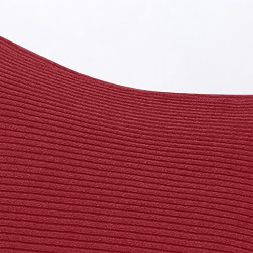 MESSIYO Tunic Sweaters for Women Fall Long Sleeve Shirts Wine - image 5