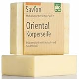 Savion Oriental Körperseife, mit Pflanzenöl, Vegan, Palmölfrei, 80g