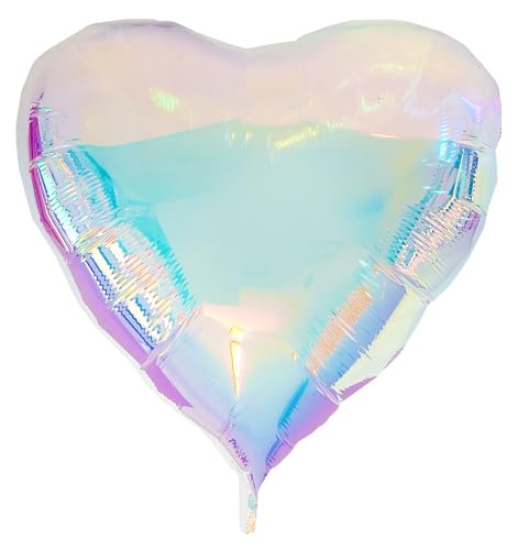 Ballons geant coeur XXL irise pour celebrer l'amour et vos moments de joie