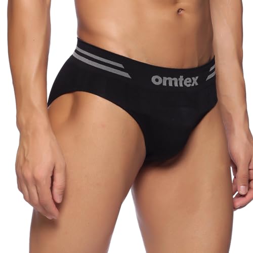 Image of omtex Seamless Shorts with Inner Pockets for Abdomen Guard Suitable for All Kinds of Sports and Training Activities