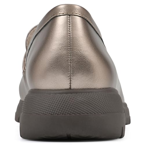 Image of CLIFFS BY WHITE MOUNTAIN Women's Flow Cushioned Lug Sole Loafer Flat