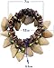 NiuNiuBoy Crew 2 PCS African Tribal Style Nuts Handbell Seed Rattle Bracelet Anklet Natural Percussion Accessories Musical Instrument1