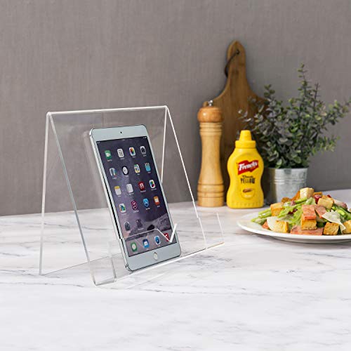 Mygift VBPA-LM6UY-B7-358 Modern 4 Mm Premium Clear Acrylic Cookbook Holder, Recipe Book Stand thumb #4