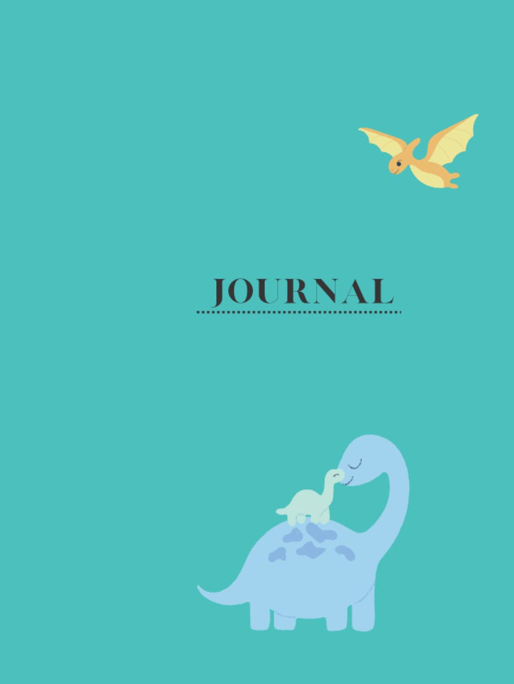 Journal de dinosaure pour enfant qui aide à pratiquer l'écriture en s'amusant