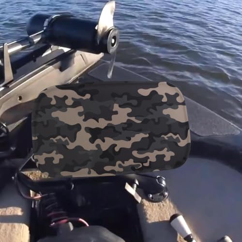 Image of Helix 7 Cover, Waterproof Fish Finder Cover, Compatible with UC H7 / Helix 7 Screen Cover, Neoprene Protects Your Screen (Dark Brown Camouflage)