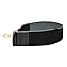 Grandslam Leather Strop for Straight Razor Sharpening and Smooth - Professional Straight Razor Knife Cowhide Dual Strop (Type 2, Black)
