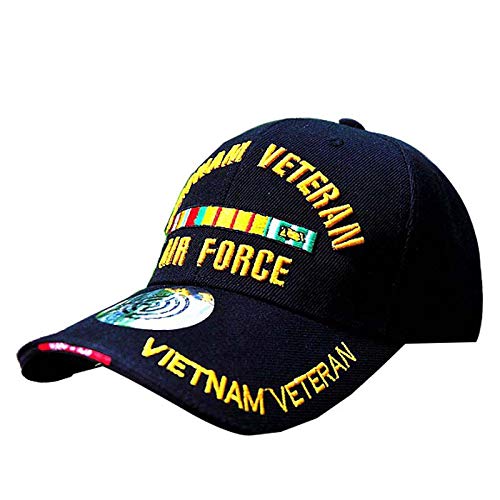RQJOPE Gorra Beisbol Gorra táctica Veterano vietnamita Casual Deportes al Aire Libre Sombreros de algodón para Hombres Mujeres Sombrero para el Sol Papá Regalo Sombrero para Ajustable al Aire Libre