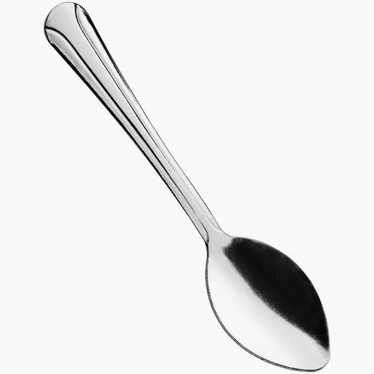 AME D'ESSENCE 4 Inch Sugar Spoon, Montelurra Pattern, 18/0 Stainless Steel, Bright Finish, Medium Weight, Dishwasher Safe, Pack of 144