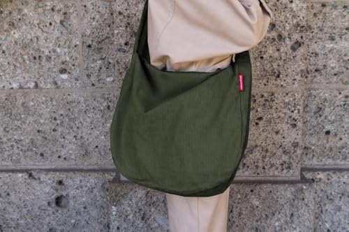 reisenthel moon bag cord dark matcha - Praktische Umhängetasche, maximal flexibel