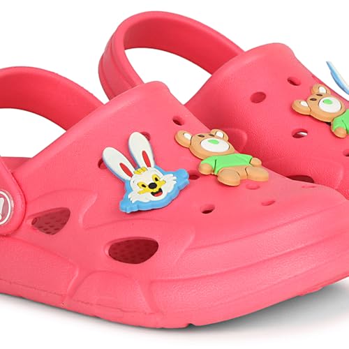 Image of Aqualite Kids Clog Shoes for Boys & Girls /Outdoor Sandals Clogs for Kids, Slingback Clog Shoes, Stylish Clogs for Kids