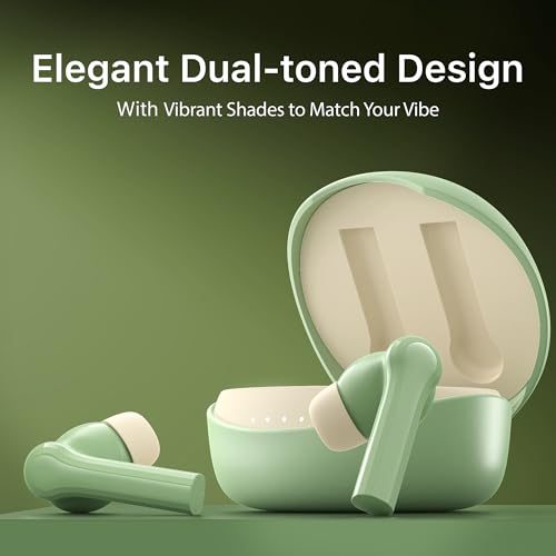 Image of Mivi DuoPods Maxx TWS [New Launch], 13mm Bass Drivers, 50 Hrs Playtime, HD Call Clarity with AI-ENC, Gaming Mode, BT v5.3, Swift Type-C Charging, Made in India Earbuds