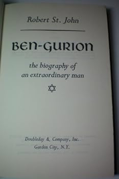 Hardcover Ben-Gurion The biography of an extraordinary man Book