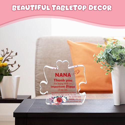 Nanagrandmabirthdaygiftsmothersdaygrandmananagiftsfromgrandkidsgrandmothergrandmagrandparentsnanagiftsfromgranddaughtergrandsonthankyounanaacrylicplaquedeskdecorationsign Urban Country Home Decor Nana grandma birthday gifts mothers day grandma nana gifts from grandkids grandmother grandma grandparents nana gifts from granddaughter grandson thank you nana acrylic plaque desk decoration sign urban country home decor