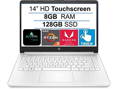2021 Newest HP 14" HD Touchscreen Laptop Computer, AMD