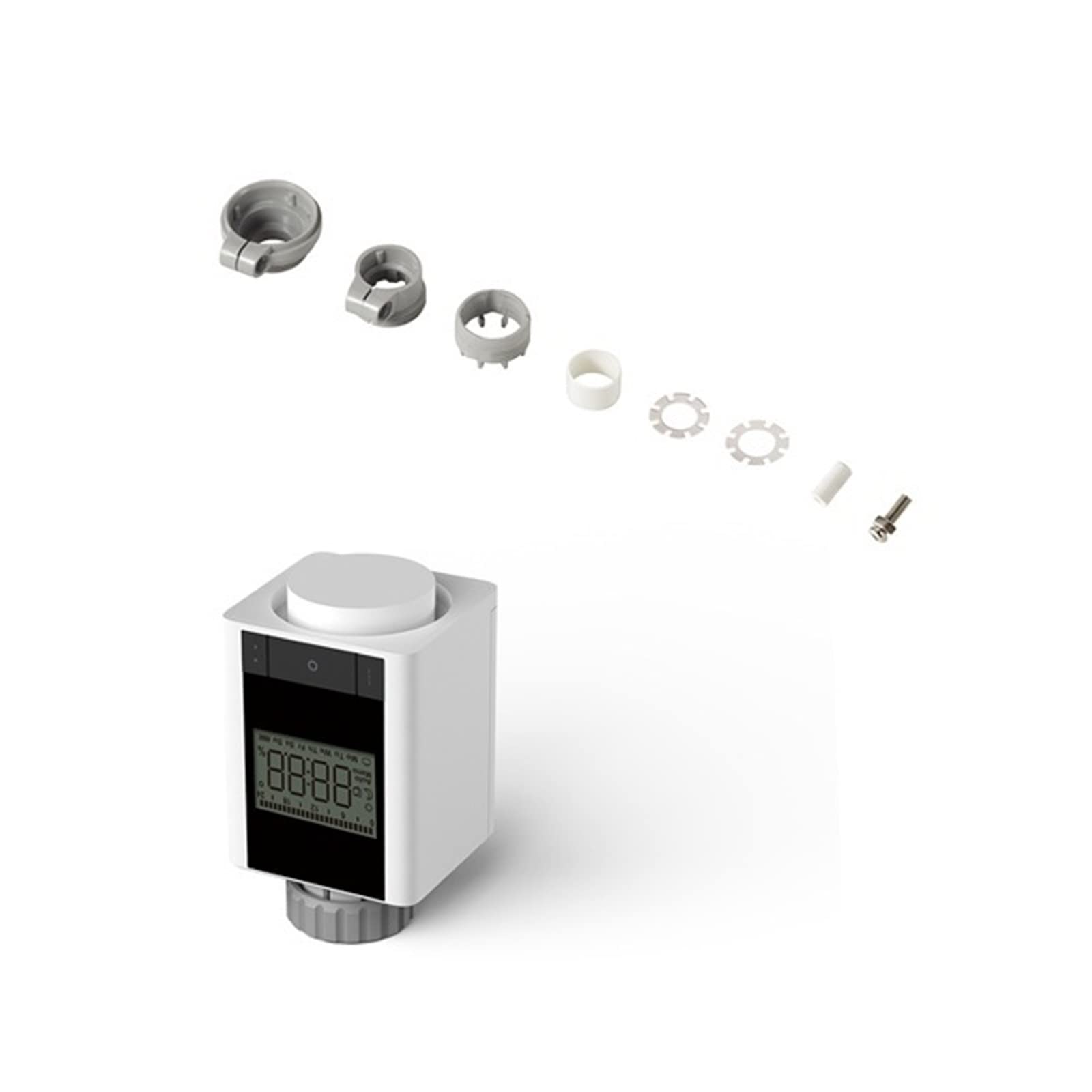 Inteligentny termostat, Wsparcie kontroli temperatury termostatu Wi -Fi Tuya Smart Thermostat Screen Wyświetlacz Kontroler Emperatury