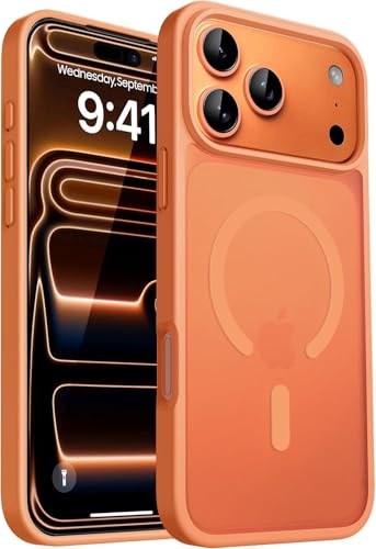 Image of Elzzi Magnetic Case Compatible with iPhone 17 Pro Case (Compatible with MagSafe) Slim Translucent Matte Shockproof with Anti-Fingerprint Phone Case,New Cosmic