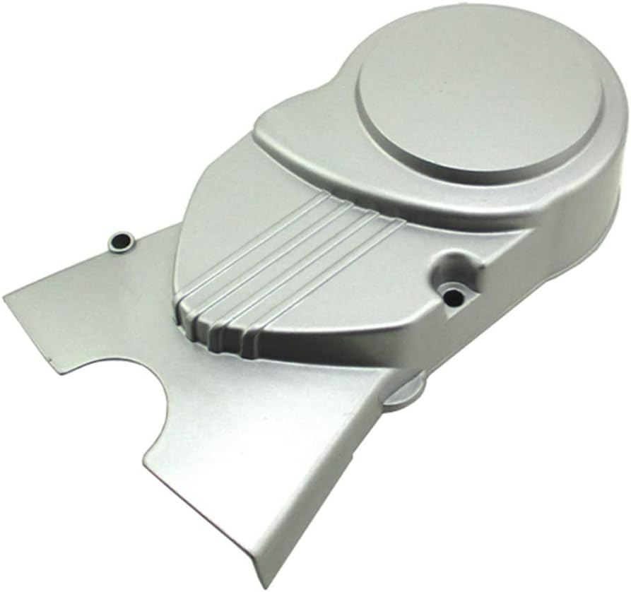 DJ-Motor Left Engine Stator Cover Silver for Chinese Made CRF50 XR50 50cc 70cc 90cc 110cc 125cc Pit Dirt Bike SSR YCF IMR Atomik Thumpstar BSE Apollo Kayo