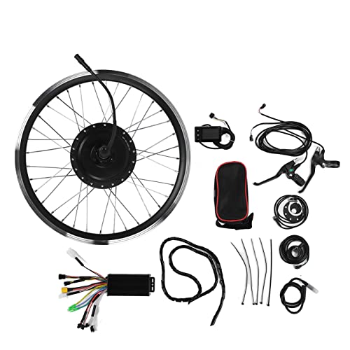 Kit de Motor de bicicleta eléctrica 20in, 48V, 500W, Cassette de tracción trasera, rueda trasera, potente Motor, Kit de conversión de bicicleta eléctrica, Panel LCD S866