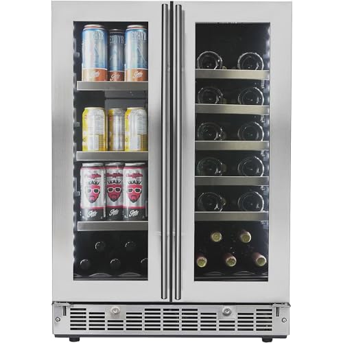 Danby Silhouette Lorraine 24" Stainless Steel French Door Beverage Center on Fridge.com