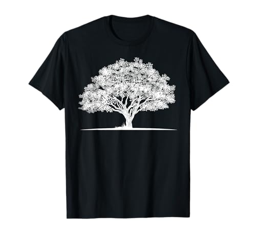 Bäume Wald Natur Shirt minimalistisch Natur Bäume T-Shirt